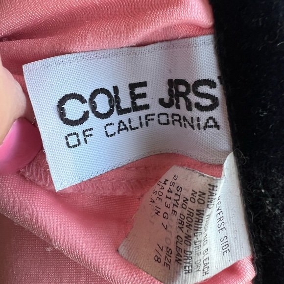 Vintage 1980’s/ 90’s  Black and Pink Bikini Cole of California - Picture 3 of 12